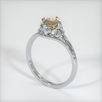 1.08 Ct. Sapphire Ring, 14K White Gold 2