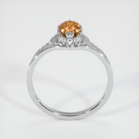 1.71 Ct. Orangish Brown Sapphire Ring, 14K White Gold 3