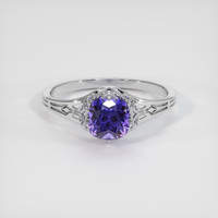 1.39 Ct. Sapphire Ring, 14K White Gold 1