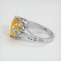 5.83 Ct. Sapphire Ring, 18K White Gold 4