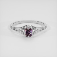 0.70 Ct. Bi Color / Parti Sapphire Ring, 18K White Gold 1
