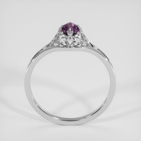 0.70 Ct. Bi Color / Parti Sapphire Ring, 18K White Gold 3