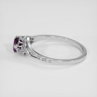 0.70 Ct. Bi Color / Parti Sapphire Ring, 18K White Gold 4