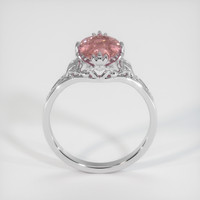 1.84 Ct. Pink Sapphire Ring, 18K White Gold 3