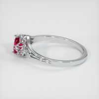 Ruby Ring 0.62 Ct. 18K White Gold Preview