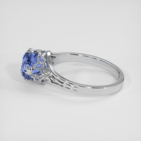 2.59 Ct. Blue Sapphire Ring, 18K White Gold 4