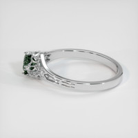 0.68 Ct. Sapphire Ring, 18K White Gold 4