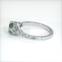 0.98 Ct. Sapphire Ring, 18K White Gold 4
