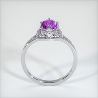 1.04 Ct. Sapphire Ring, 18K White Gold 3