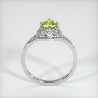 1.21 Ct. Bi Color Sapphire Ring, 18K White Gold 3