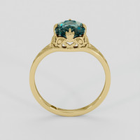 2.07 Ct. Bi Color Sapphire Ring, 10K Yellow Gold 3