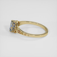 1.16 Ct. Bi Color Sapphire Ring, 10K Yellow Gold 4