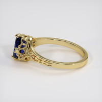 1.56 Ct. Purplish Blue Sapphire Ring, 10K Yellow Gold 4