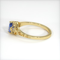 1.00 Ct. Sapphire Ring, 14K Yellow Gold 4