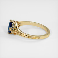 0.73 Ct. Sapphire Ring, 14K Yellow Gold 4