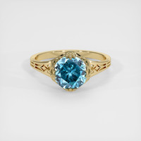 3.38 Ct. Gemstone Ring, 14K Yellow Gold 1