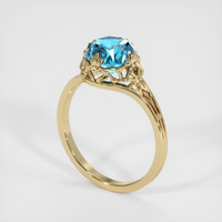 3.38 Ct. Gemstone Ring, 14K Yellow Gold 2