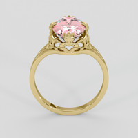 2.74 Ct. Pink Tourmaline Ring, 14K Yellow Gold 3