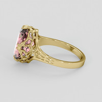 2.74 Ct. Pink Tourmaline Ring, 14K Yellow Gold 4