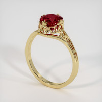 2.75 Ct. Gemstone Ring, 14K Yellow Gold 2