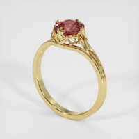 1.22 Ct. Sapphire Ring, 14K Yellow Gold 2