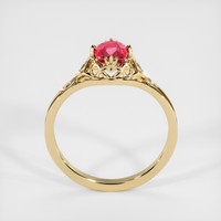 1.02 Ct. Ruby Ring, 14K Yellow Gold 3