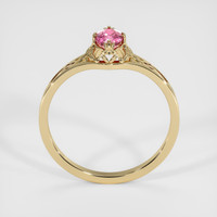 0.63 Ct. Sapphire Ring, 14K Yellow Gold 3