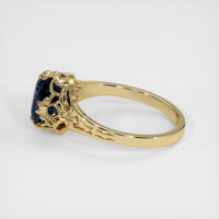 3.00 Ct. Bi Color Sapphire Ring, 14K Yellow Gold 4