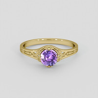 0.73 Ct. Bi Color Sapphire Ring, 14K Yellow Gold 1