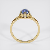 1.05 Ct. Blue Sapphire Ring, 14K Yellow Gold 3