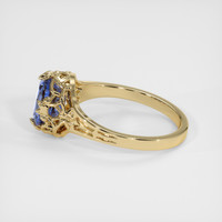 2.19 Ct. Blue Sapphire Ring, 14K Yellow Gold 4