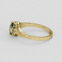 1.14 Ct. Color Change Sapphire Ring, 14K Yellow Gold 4