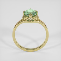 1.27 Ct. Yellowish Green Sapphire Ring, 14K Yellow Gold 3