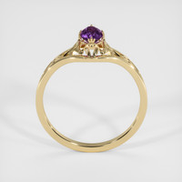 0.55 Ct. Sapphire Ring, 14K Yellow Gold 3