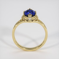 1.56 Ct. Purplish Blue Sapphire Ring, 14K Yellow Gold 3