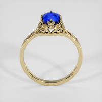 1.24 Ct. Blue Sapphire Ring, 18K Yellow Gold 3