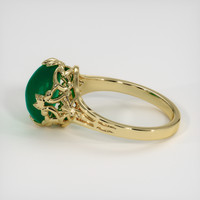 3.25 Ct. Emerald Ring, 18K Yellow Gold 4