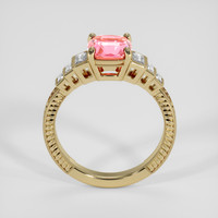 4.30 Ct. Rainbow Moonstone Ring, 18K Yellow Gold 3
