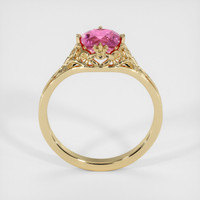 1.39 Ct. Pink Sapphire Ring, 18K Yellow Gold 3