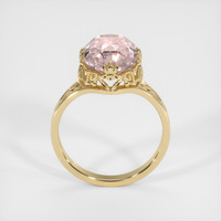 5.28 Ct. Padparadscha Sapphire Ring, 18K Yellow Gold 3