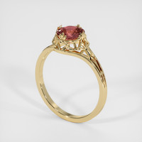 1.22 Ct. Sapphire Ring, 18K Yellow Gold 2
