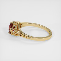 1.22 Ct. Sapphire Ring, 18K Yellow Gold 4