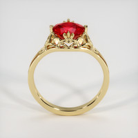 1.67 Ct. Ruby Ring, 18K Yellow Gold 3
