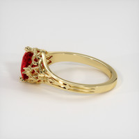 2.13 Ct. Ruby Ring, 18K Yellow Gold 4
