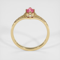 0.63 Ct. Sapphire Ring, 18K Yellow Gold 3