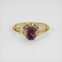 1.52 Ct. Bi Color Sapphire Ring, 18K Yellow Gold 1