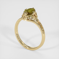 1.71 Ct. Bi Color Sapphire Ring, 18K Yellow Gold 2