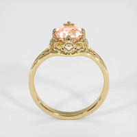 1.32 Ct. Padparadscha Sapphire Ring, 18K Yellow Gold 3