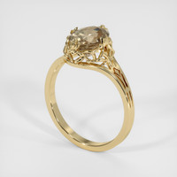 2.46 Ct. Sapphire Ring, 18K Yellow Gold 2