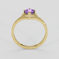 0.73 Ct. Bi Color Sapphire Ring, 18K Yellow Gold 3